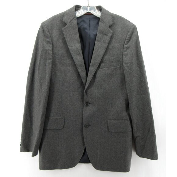 J Crew Sport Coat 38 Legacy Blazer Italian Wool Flannel Formal Jacket